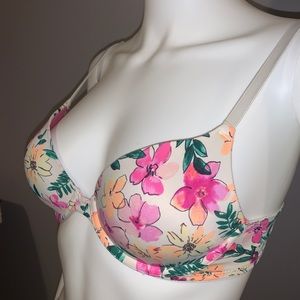 White floral bra